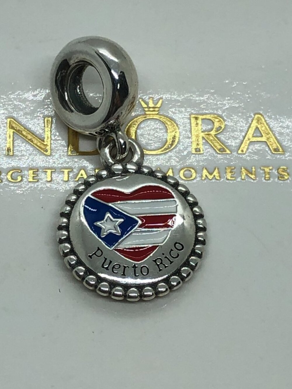 ✨🔥Pandora Puerto rico Flag charm